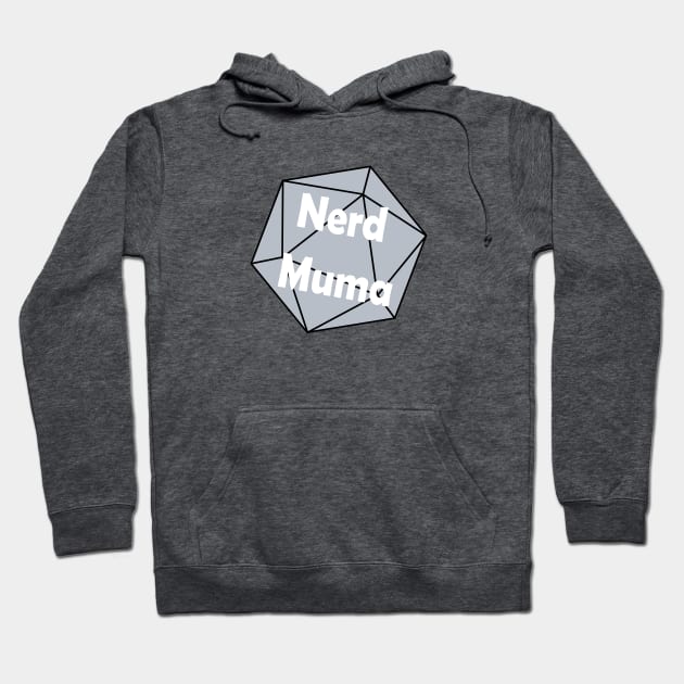 Nerd Muma Dice (blue) Hoodie by yasminrose